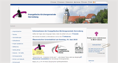 Desktop Screenshot of evangelische-kirche-herrenberg.de