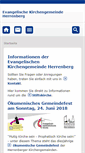 Mobile Screenshot of evangelische-kirche-herrenberg.de